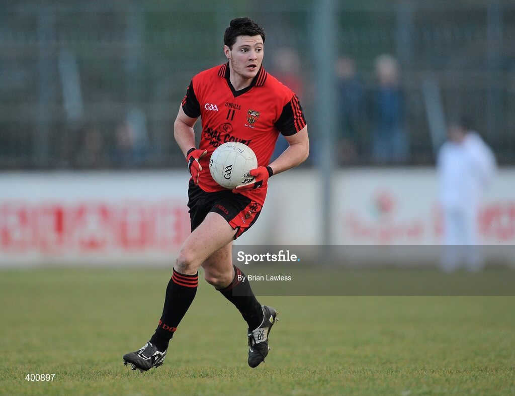7 February 2010; Martin Clarke, Down. Allianz GAA Football National League, Division 2, Round 1, Kildare v Down. St Conleth's Park, Newbridge, Co. Kildare. Picture credit: Brian Lawless / SPORTSFILE