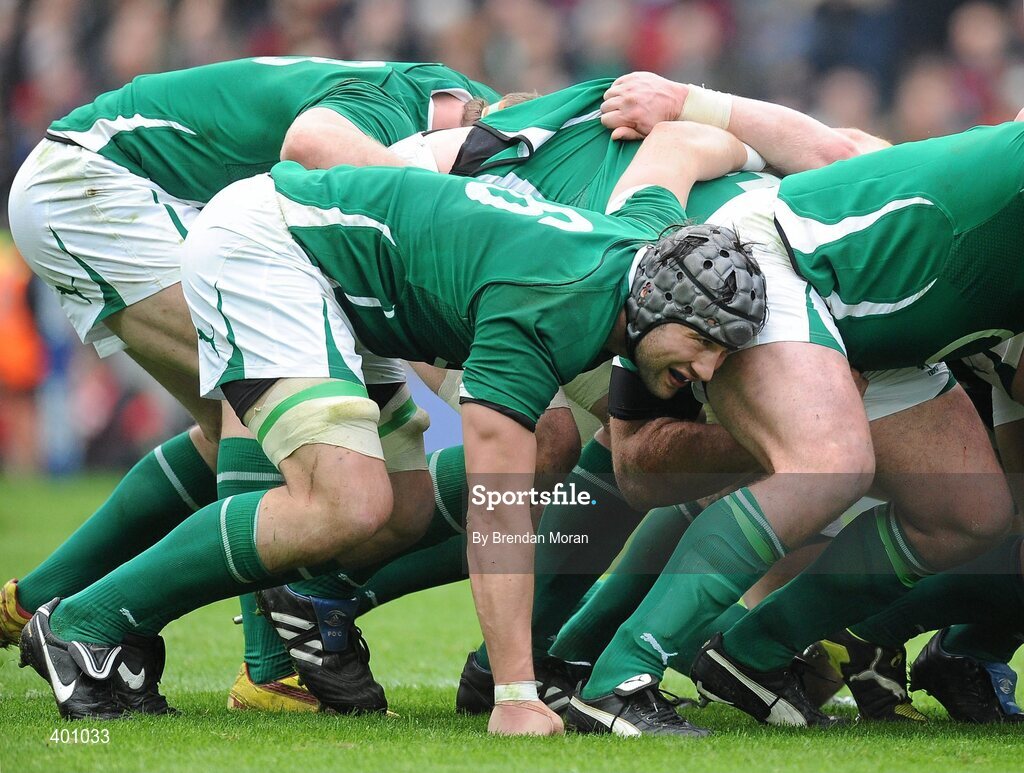 6 February 2010; Kevin McLaughlin, Ireland. RBS Six Nations Rugby Championship, Ireland v Italy, Croke Park, Dublin. Picture credit: Brendan Moran / SPORTSFILE