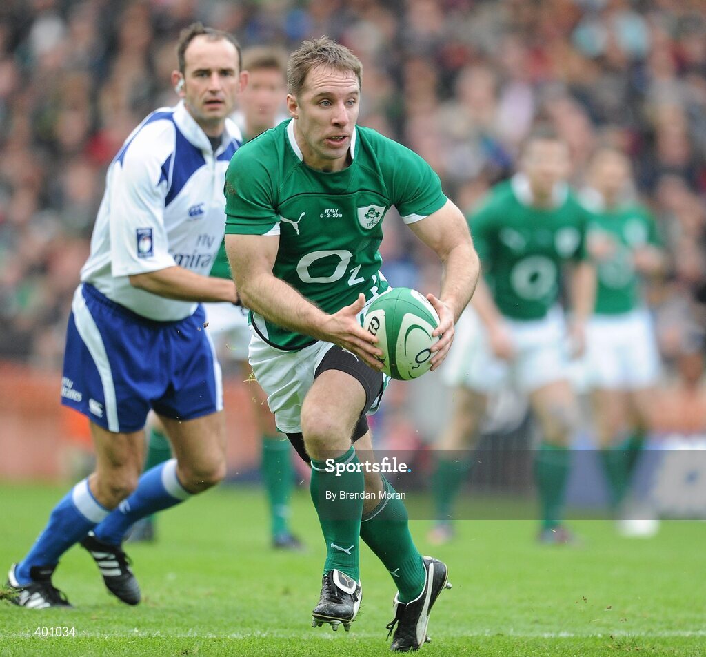 6 February 2010; Tomas O'Leary, Ireland. RBS Six Nations Rugby Championship, Ireland v Italy, Croke Park, Dublin. Picture credit: Brendan Moran / SPORTSFILE