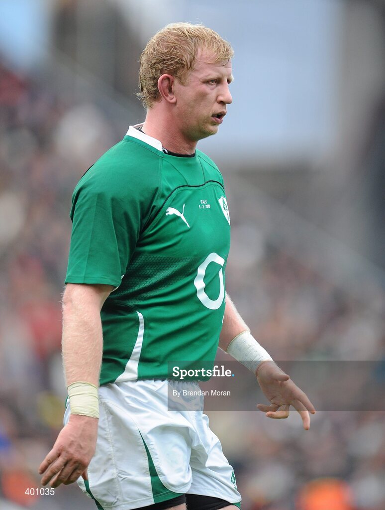 6 February 2010; Leo Cullen, Ireland. RBS Six Nations Rugby Championship, Ireland v Italy, Croke Park, Dublin. Picture credit: Brendan Moran / SPORTSFILE