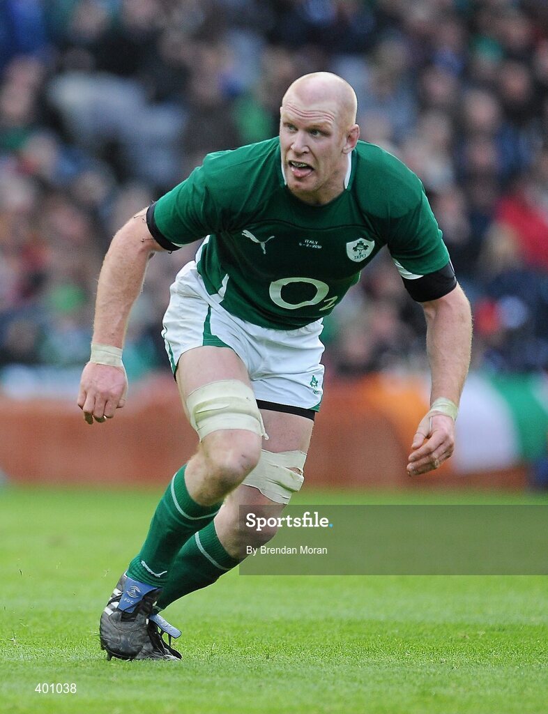 6 February 2010; Paul O'Connell, Ireland. RBS Six Nations Rugby Championship, Ireland v Italy, Croke Park, Dublin. Picture credit: Brendan Moran / SPORTSFILE