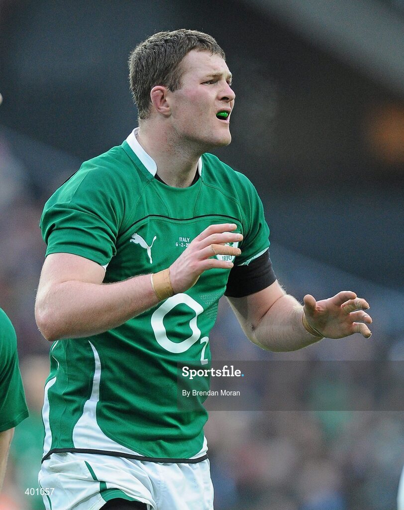 6 February 2010; Donnacha Ryan, Ireland. RBS Six Nations Rugby Championship, Ireland v Italy, Croke Park, Dublin. Picture credit: Brendan Moran / SPORTSFILE