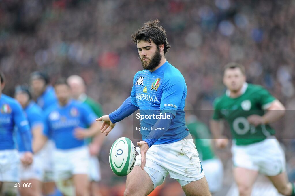 6 February 2010; Luke McClean, Italy. RBS Six Nations Rugby Championship, Ireland v Italy, Croke Park, Dublin. Picture credit: Matt Browne / SPORTSFILE