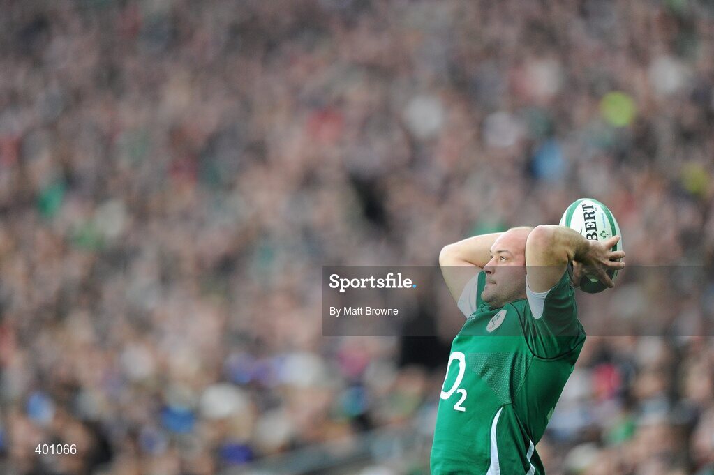 6 February 2010; Rory Best, Ireland. RBS Six Nations Rugby Championship, Ireland v Italy, Croke Park, Dublin. Picture credit: Matt Browne / SPORTSFILE