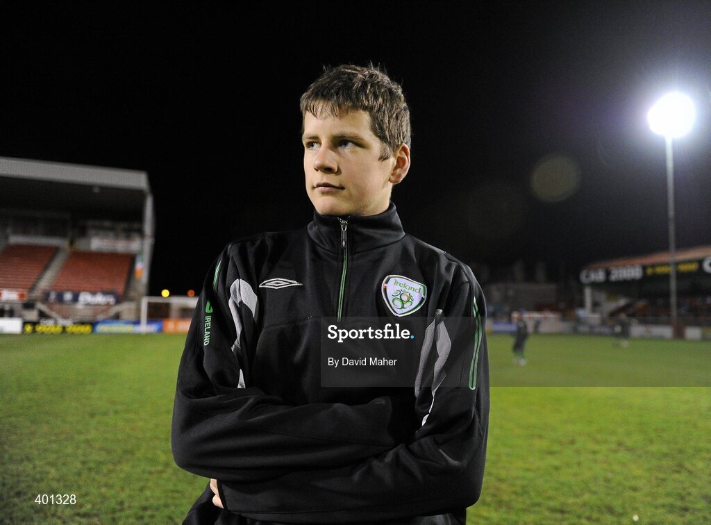9 February 2010; Connor Smith, Republic of Ireland. Under 17 International Friendly, Republic of Ireland v Hungary, Tolka Park, Dublin. Picture credit: David Maher / SPORTSFILE