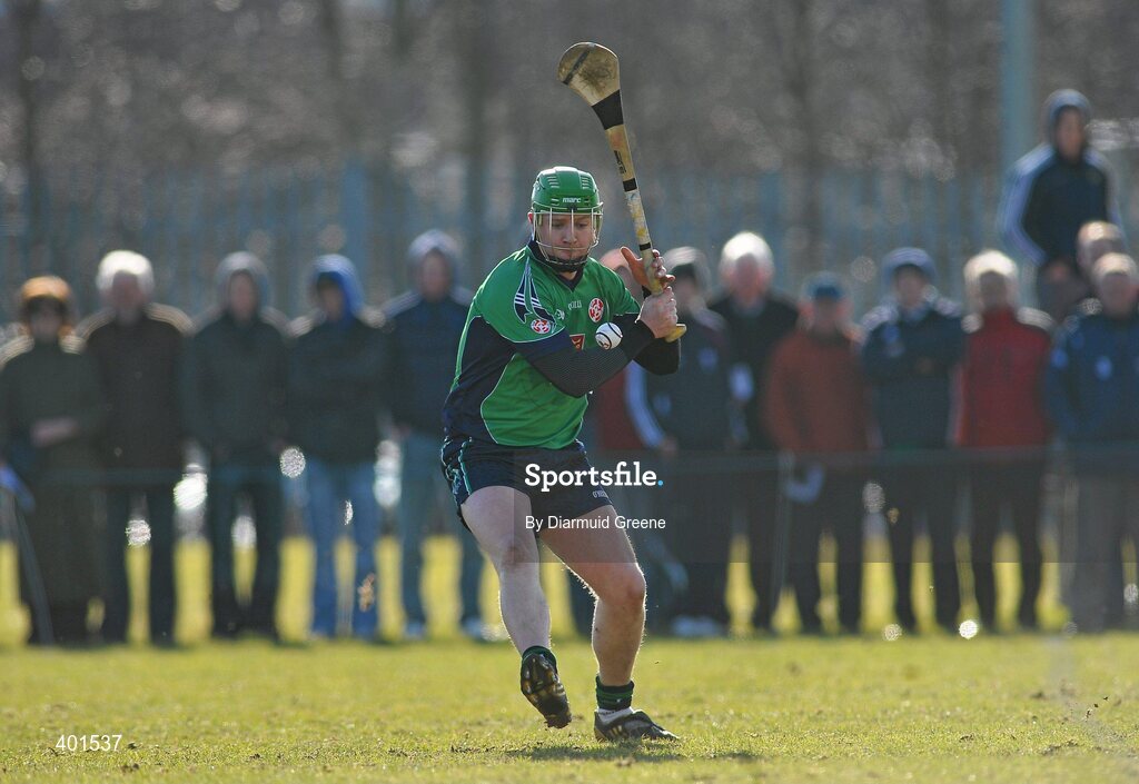 10 February 2010; Joe Canning, Limerick IT, shoots to score a point. Ulster Bank Fitzgibbon Cup Round 2, Limerick Institute of Technology v Waterford Institute of Technology, Limerick IT, Limerick. Picture credit: Diarmuid Greene / SPORTSFILE