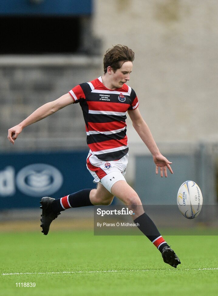 2 March 2016; Bill Corrigan, Wesley College. Bank of Ireland Vinnie Murray Cup Final, Castleknock College v Wesley College, Donnybrook Stadium, Donnybrook, Dublin. Picture credit: Piaras Ó Mídheach / SPORTSFILE