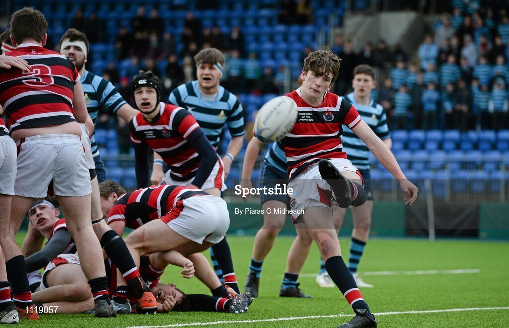 2 March 2016; Bill Corrigan, Wesley College. Bank of Ireland Vinnie Murray Cup Final, Castleknock College v Wesley College, Donnybrook Stadium, Donnybrook, Dublin. Picture credit: Piaras Ó Mídheach / SPORTSFILE