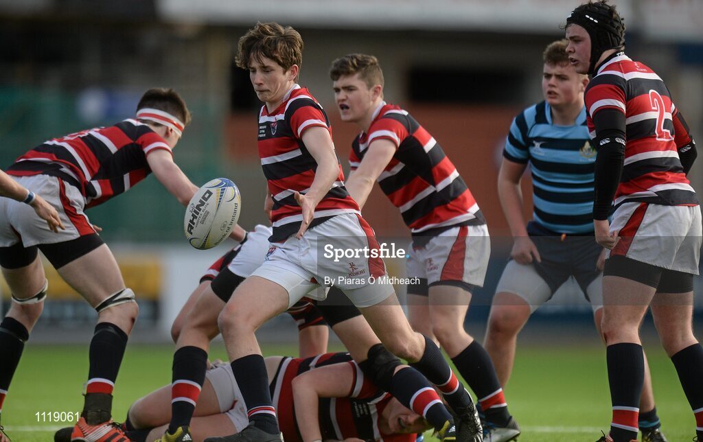 2 March 2016; Bill Corrigan, Wesley College. Bank of Ireland Vinnie Murray Cup Final, Castleknock College v Wesley College, Donnybrook Stadium, Donnybrook, Dublin. Picture credit: Piaras Ó Mídheach / SPORTSFILE