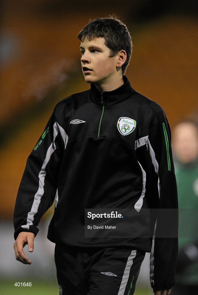 9 February 2010; Connor Smith, Republic of Ireland. Under 17 International Friendly, Republic of Ireland v Hungary, Tolka Park, Dublin. Picture credit: David Maher / SPORTSFILE
