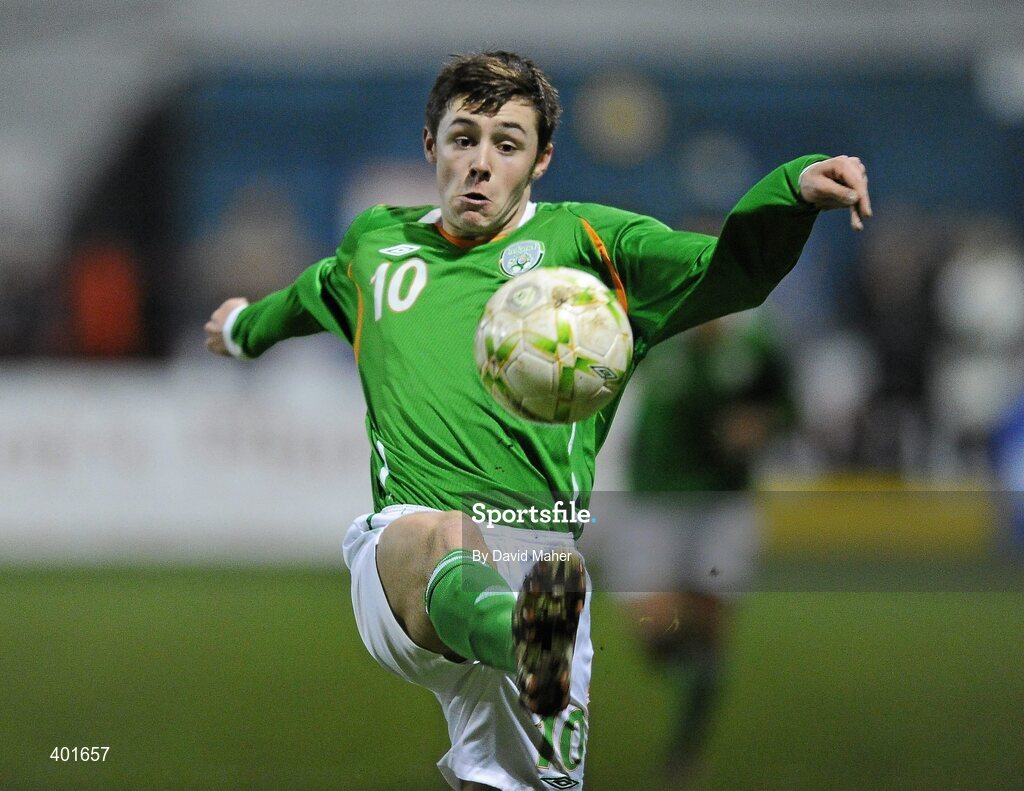 9 February 2010; George Smith, Republic of Ireland. Under 17 International Friendly, Republic of Ireland v Hungary, Tolka Park, Dublin. Picture credit: David Maher / SPORTSFILE
