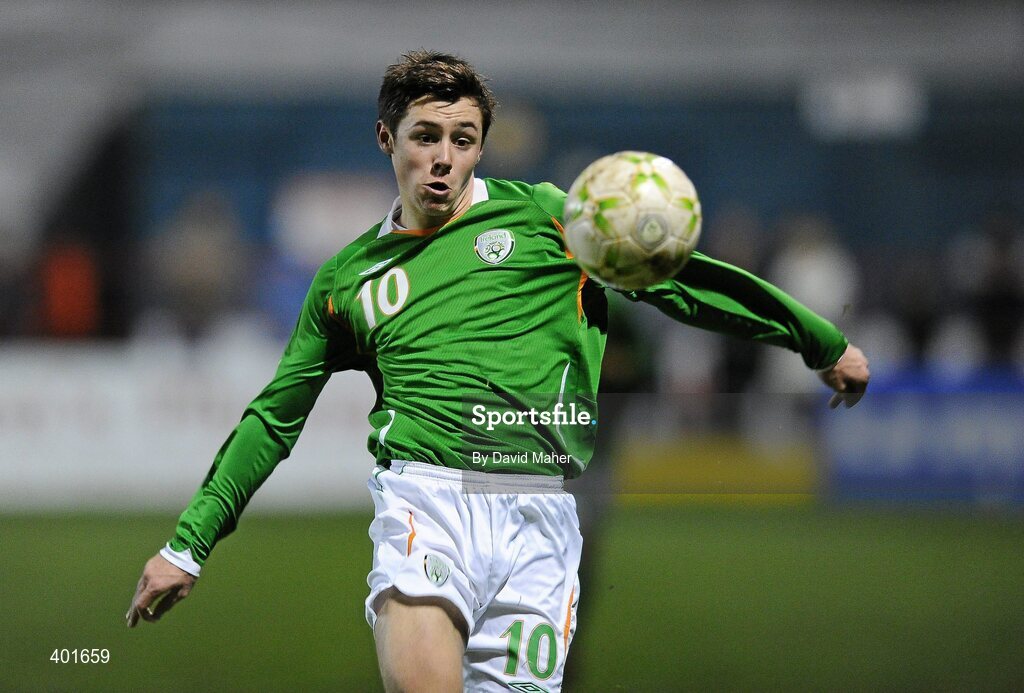 9 February 2010; George Smith, Republic of Ireland. Under 17 International Friendly, Republic of Ireland v Hungary, Tolka Park, Dublin. Picture credit: David Maher / SPORTSFILE