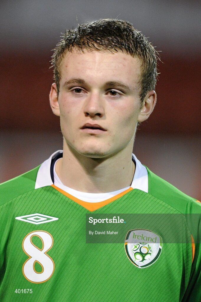 9 February 2010; Frankie Sutherland, Republic of Ireland. Under 17 International Friendly, Republic of Ireland v Hungary, Tolka Park, Dublin. Picture credit: David Maher / SPORTSFILE