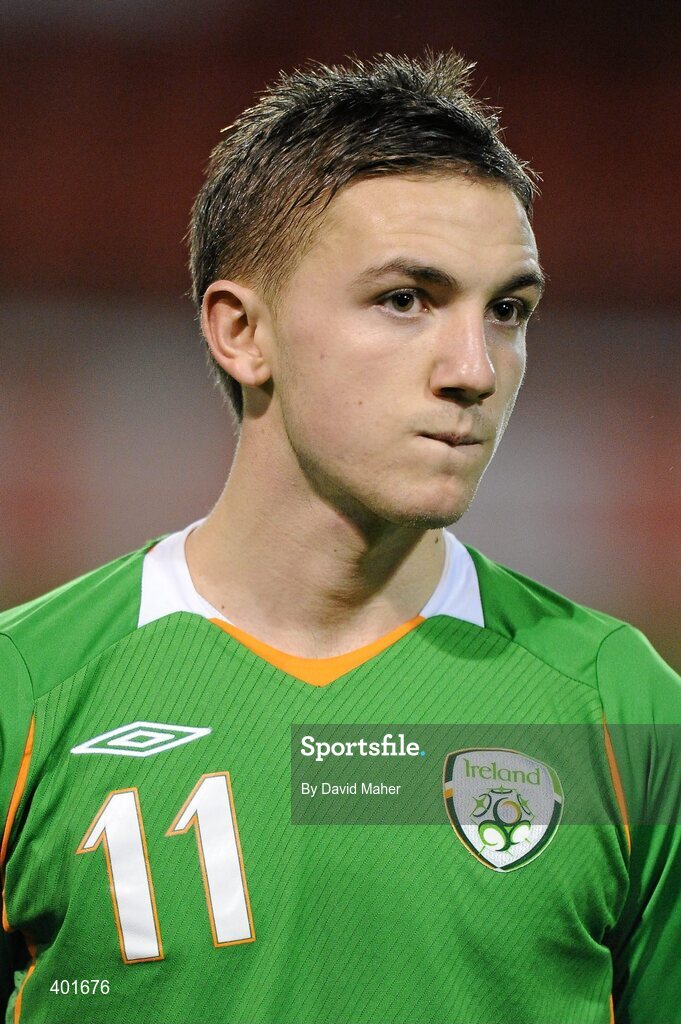 9 February 2010; Anton Rodgers, Republic of Ireland. Under 17 International Friendly, Republic of Ireland v Hungary, Tolka Park, Dublin. Picture credit: David Maher / SPORTSFILE