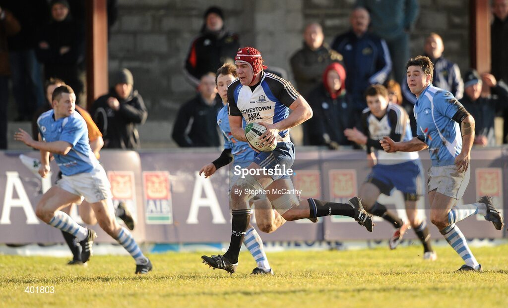 30 January 2010; Billy Holland, Cork Constitution. AIB Cup Final, Cork Constitution v Garryowen, Dubarry Park, Athlone, Co. Westmeath. Picture credit: Stephen McCarthy / SPORTSFILE