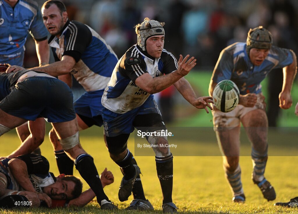 30 January 2010; Duncan Williams, Cork Constitution. AIB Cup Final, Cork Constitution v Garryowen, Dubarry Park, Athlone, Co. Westmeath. Picture credit: Stephen McCarthy / SPORTSFILE
