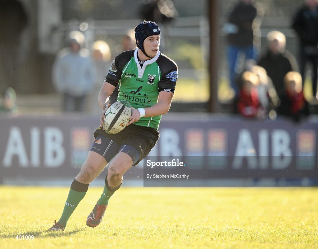 30 January 2010; Richard McCarter, City of Derry. AIB Junior Cup Final, Armagh v City of Derry, Dubarry Park, Athlone, Co. Westmeath. Picture credit: Stephen McCarthy / SPORTSFILE *** Local Caption ***