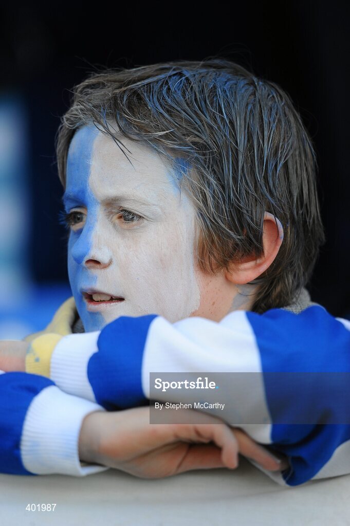 31 January 2010; A Blackrock College supporter during the game. Leinster Schools Senior Cup 1st Round, Belvedere College v Blackrock College, Donnybrook Stadium, Donnybrook, Dublin. Picture credit: Stephen McCarthy / SPORTSFILE