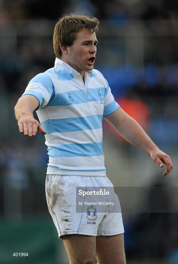 31 January 2010; Barry McGuinness, Blackrock College. Leinster Schools Senior Cup 1st Round, Belvedere College v Blackrock College, Donnybrook Stadium, Donnybrook, Dublin. Picture credit: Stephen McCarthy / SPORTSFILE