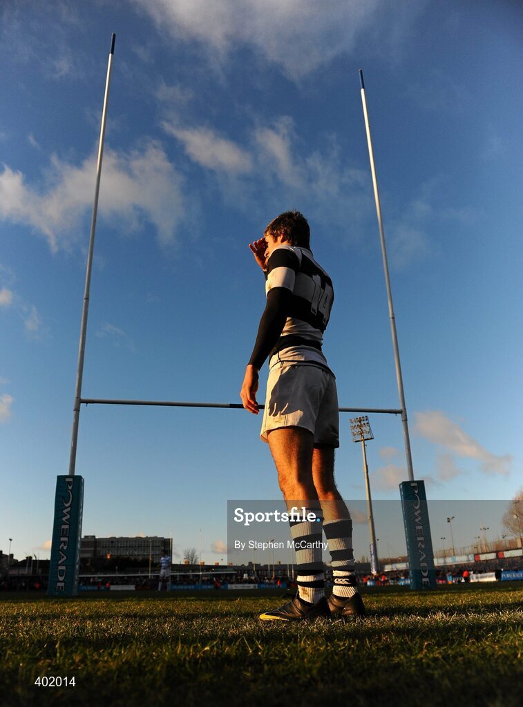 31 January 2010; Mark Kavanagh, Belvedere College. Leinster Schools Senior Cup 1st Round, Belvedere College v Blackrock College, Donnybrook Stadium, Donnybrook, Dublin. Picture credit: Stephen McCarthy / SPORTSFILE