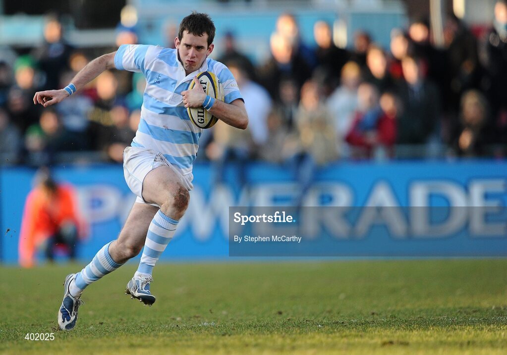 31 January 2010; Joseph O'Sullivan, Blackrock College. Leinster Schools Senior Cup 1st Round, Belvedere College v Blackrock College, Donnybrook Stadium, Donnybrook, Dublin. Picture credit: Stephen McCarthy / SPORTSFILE