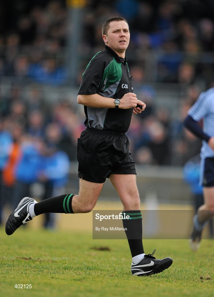 7 February 2010; Referee Rory Hickey, Clare. Allianz GAA Football National League, Division 1, Round 1, Kerry v Dublin. Fitzgerald Stadium, Killarney. Picture credit: Ray McManus / SPORTSFILE