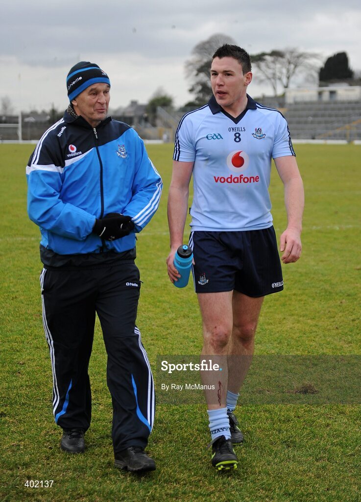 7 February 2010; Dr. David Hickey and Éamon Fennell, Dublin. Allianz GAA Football National League, Division 1, Round 1, Kerry v Dublin. Fitzgerald Stadium, Killarney. Picture credit: Ray McManus / SPORTSFILE