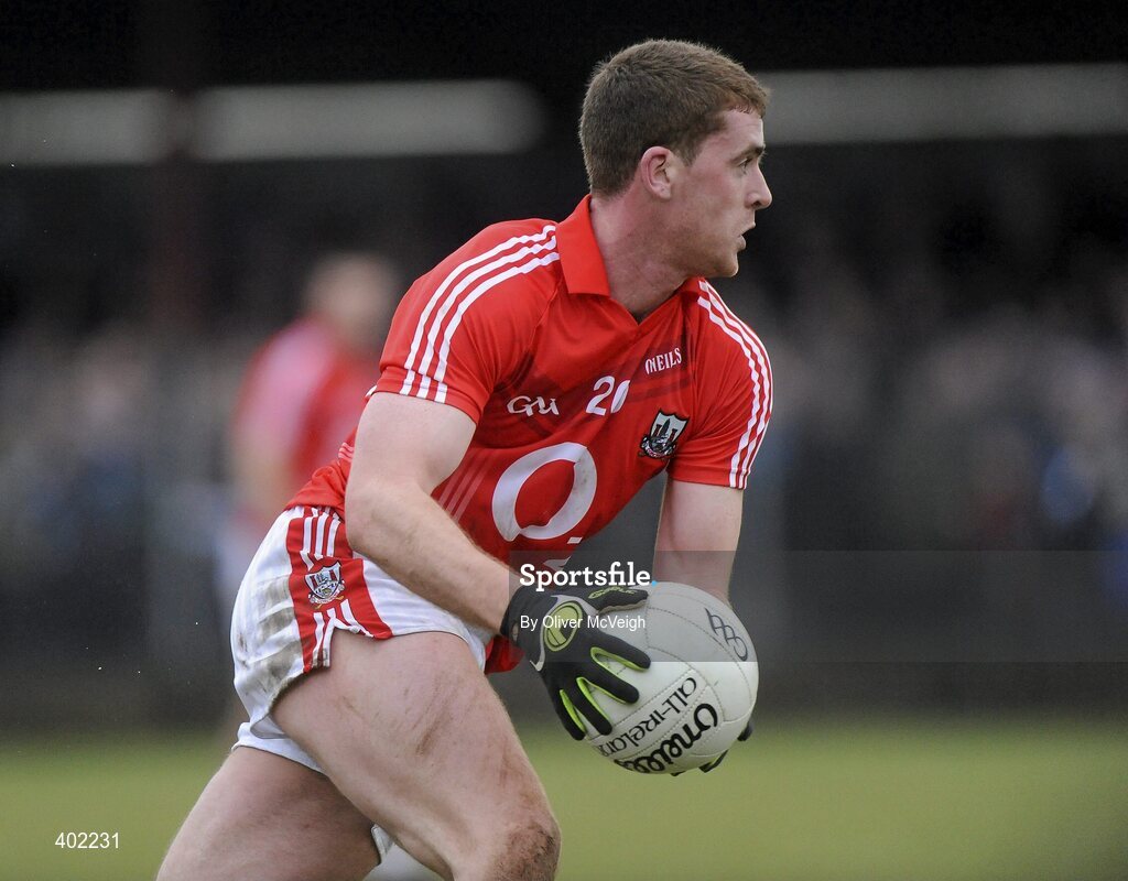 7 February 2010; Fintan Gould, Cork. Allianz GAA Football National League, Division 1, Round 1, Monaghan v Cork. St Mary's Park, Scotstown, Monaghan. Picture credit: Oliver McVeigh / SPORTSFILE