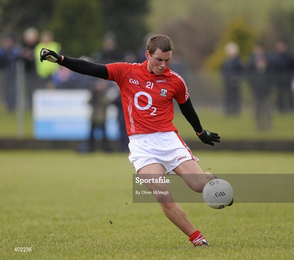 7 February 2010; Patrick Kelly, Cork. Allianz GAA Football National League, Division 1, Round 1, Monaghan v Cork. St Mary's Park, Scotstown, Monaghan. Picture credit: Oliver McVeigh / SPORTSFILE