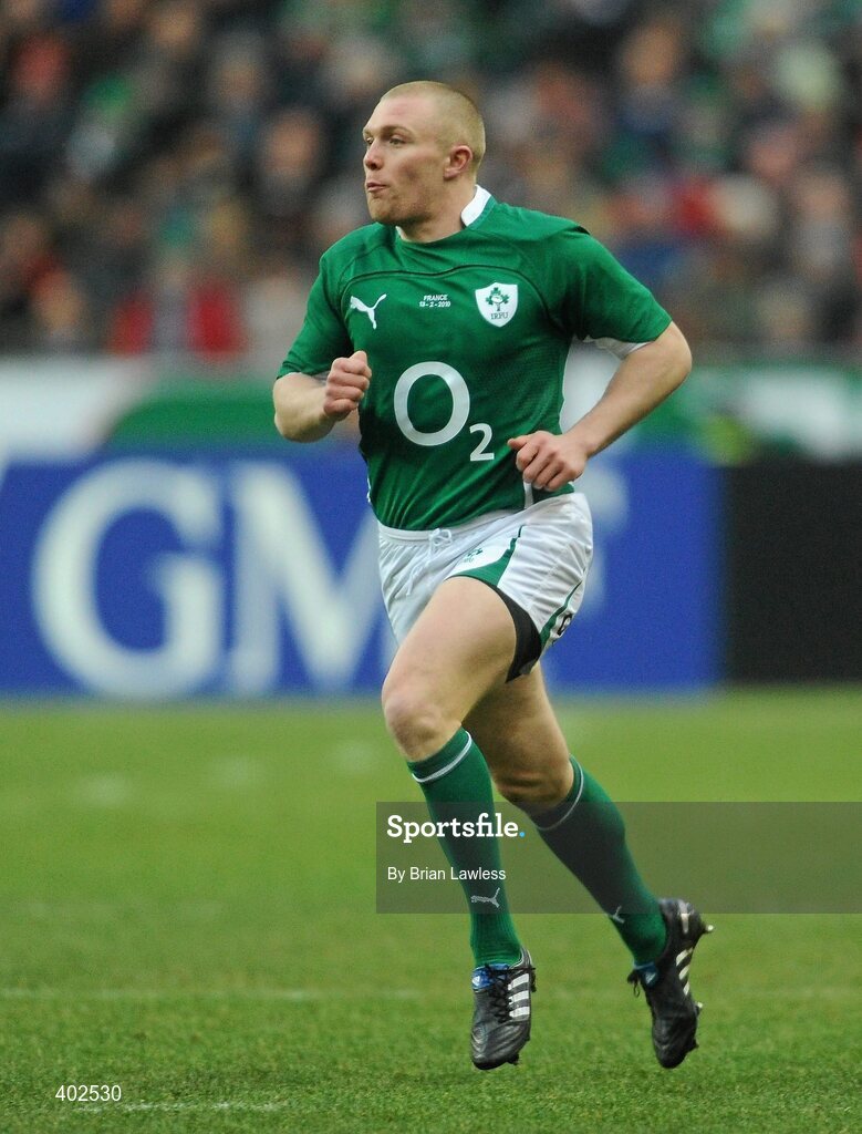 13 February 2010; Keith Earls, Ireland. RBS Six Nations Rugby Championship, France v Ireland, Stade de France, Saint Denis, Paris, France. Picture credit: Brian Lawless / SPORTSFILE