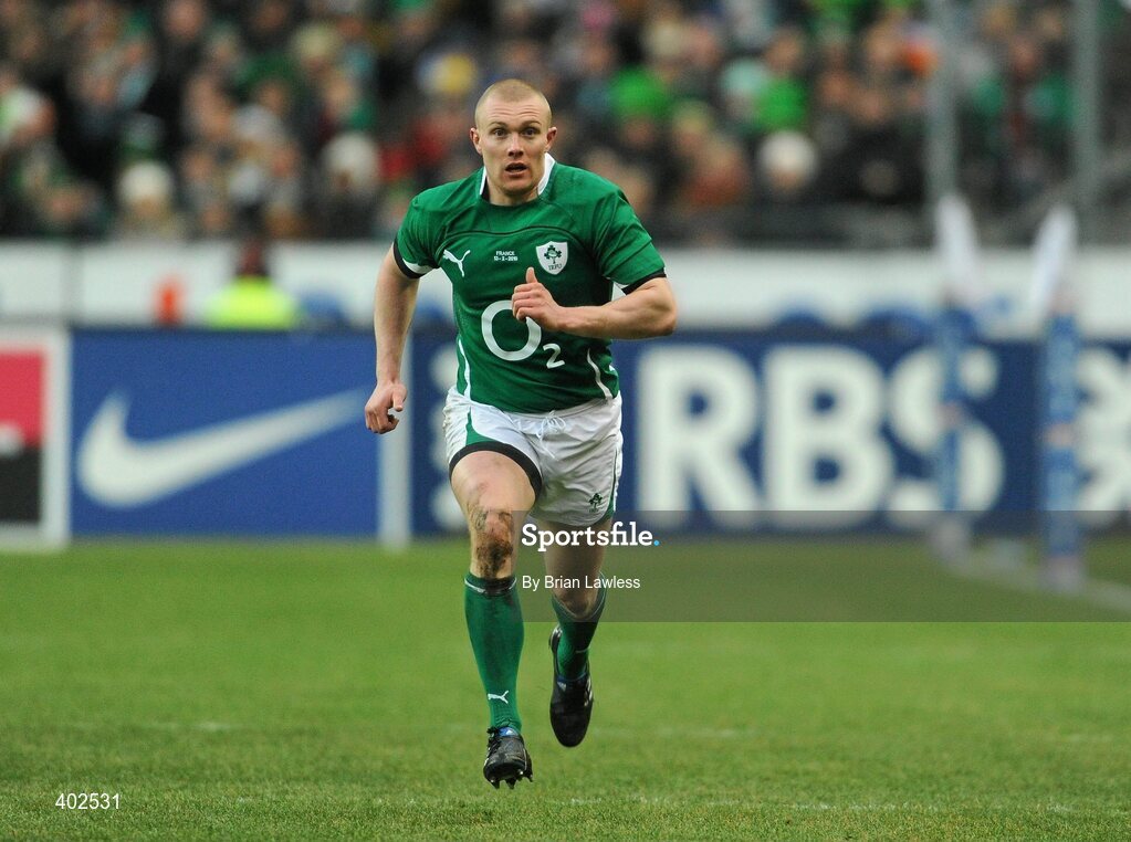 13 February 2010; Keith Earls, Ireland. RBS Six Nations Rugby Championship, France v Ireland, Stade de France, Saint Denis, Paris, France. Picture credit: Brian Lawless / SPORTSFILE