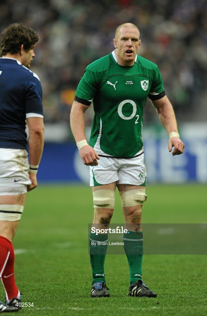 13 February 2010; Paul O'Connell, Ireland. RBS Six Nations Rugby Championship, France v Ireland, Stade de France, Saint Denis, Paris, France. Picture credit: Brian Lawless / SPORTSFILE
