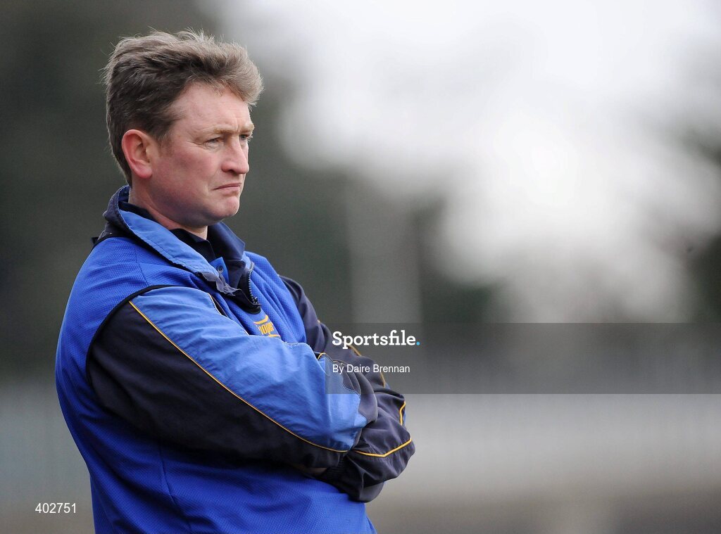 14 February 2010; Portumna manager Johnny Kelly during the game. AIB GAA Hurling All-Ireland Senior Club Championship Semi-Final, Portumna v Dunloy Cuchullians, Parnell Park, Dublin. Picture credit: Dáire Brennan / SPORTSFILE