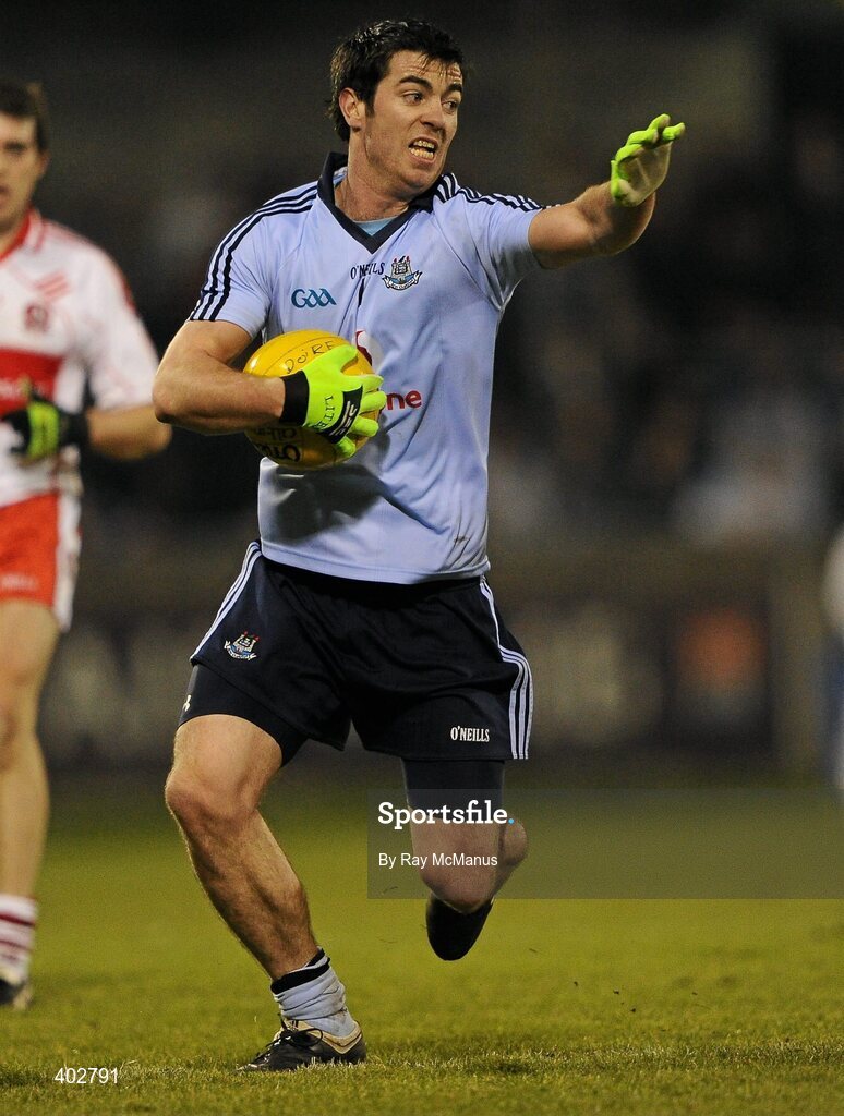 13 February 2010; Michael MacAuley, Dublin. Allianz National Football League, Division 1, Round 2, Dublin v Derry, Parnell Park, Dublin. Picture credit: Ray McManus / SPORTSFILE