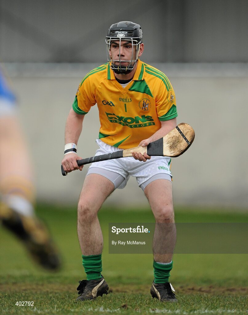14 February 2010; Gareth McGhee, Dunloy Cuchullians. AIB GAA Hurling All-Ireland Senior Club Championship Semi-Final, Portumna v Dunloy Cuchullians, Parnell Park, Dublin. Picture credit: Ray McManus / SPORTSFILE