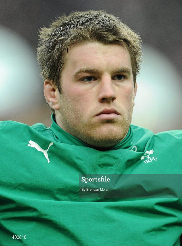 13 February 2010; Sean O'Brien, Ireland. RBS Six Nations Rugby Championship, France v Ireland, Stade de France, Saint Denis, Paris, France. Picture credit: Brendan Moran / SPORTSFILE