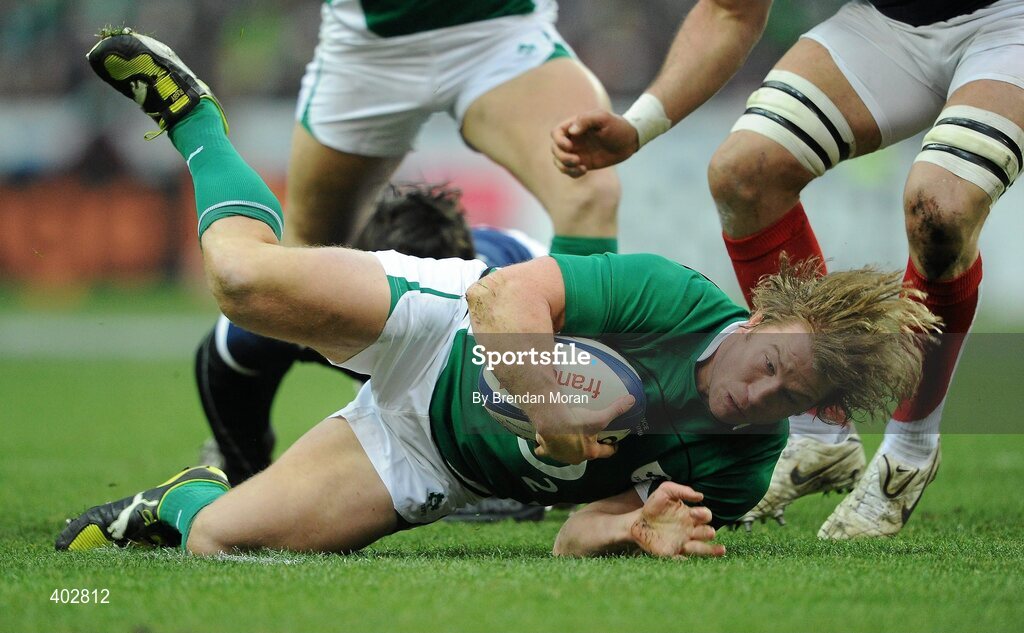 13 February 2010; Jerry Flannery, Ireland. RBS Six Nations Rugby Championship, France v Ireland, Stade de France, Saint Denis, Paris, France. Picture credit: Brendan Moran / SPORTSFILE