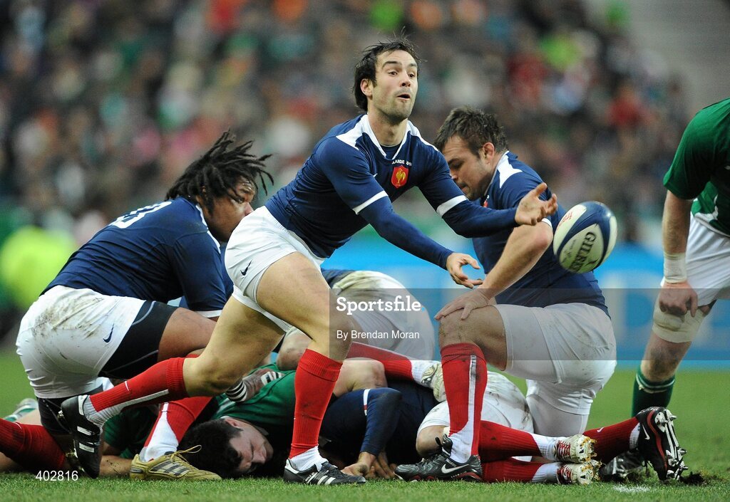 13 February 2010; Morgan Parra, France. RBS Six Nations Rugby Championship, France v Ireland, Stade de France, Saint Denis, Paris, France. Picture credit: Brendan Moran / SPORTSFILE