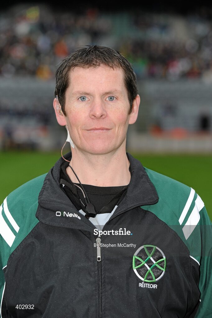 14 February 2010; Linesman Gregory Walsh, Antrim. AIB GAA Football All-Ireland Junior Club Championship Final, Castlegregory, Kerry, v Kiltimagh, Mayo, Croke Park, Dublin. Picture credit: Stephen McCarthy / SPORTSFILE