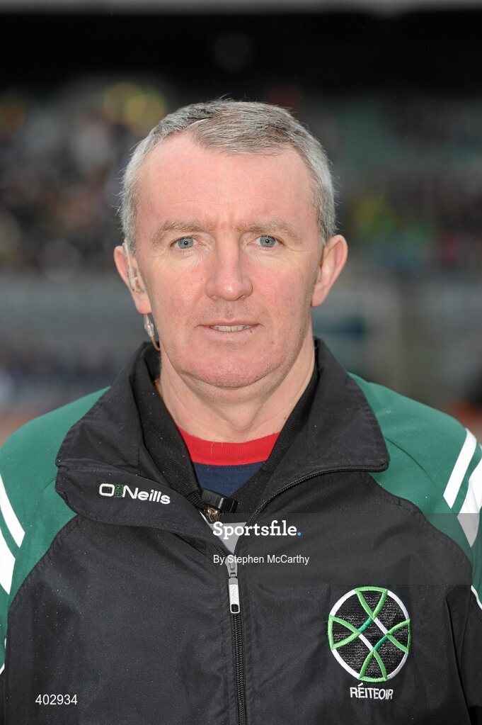 14 February 2010; Linesman Paul Finnegan, Louth. AIB GAA Football All-Ireland Junior Club Championship Final, Castlegregory, Kerry, v Kiltimagh, Mayo, Croke Park, Dublin. Picture credit: Stephen McCarthy / SPORTSFILE