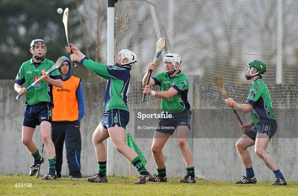 16 February 2010; LIT goalkeeper JB O'Halloran saves a late penalty from Ronan Madden, GMIT. Ulster Bank Fitzgibbon Cup, Round 3, Limerick Institute of Technology v Galway Mayo Institute of Technology. Limerick IT, Limerick. Picture credit: Diarmuid Greene / SPORTSFILE