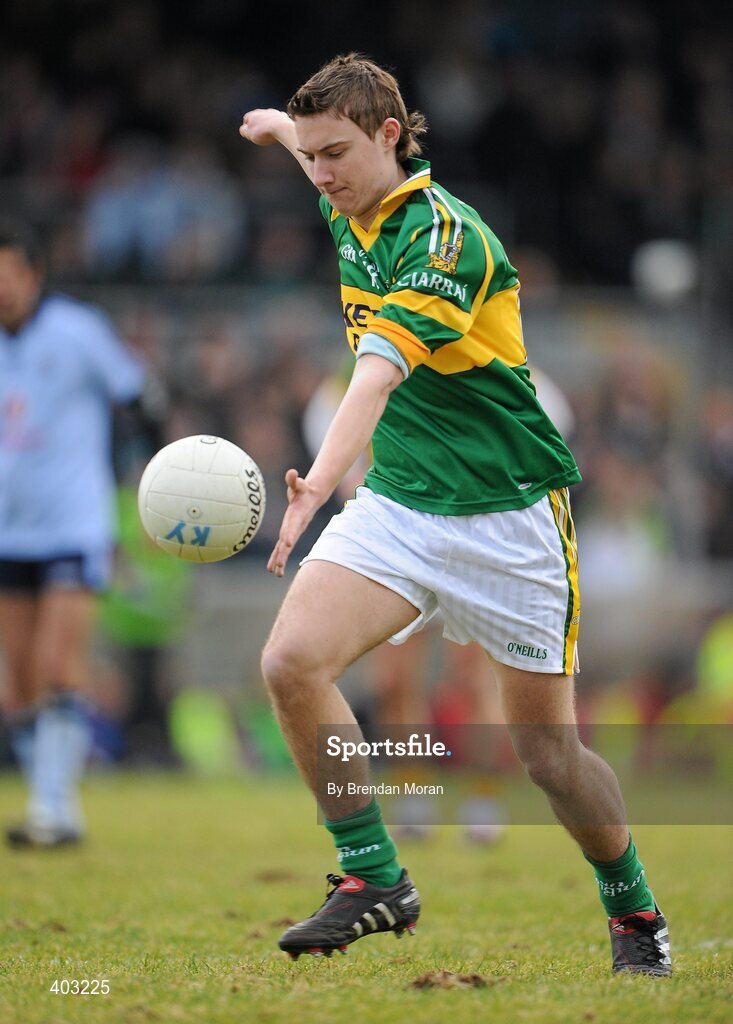 7 February 2010; James O'Donoghue, Kerry. Allianz GAA Football National League, Division 1, Round 1, Kerry v Dublin. Fitzgerald Stadium, Killarney. Picture credit: Brendan Moran / SPORTSFILE