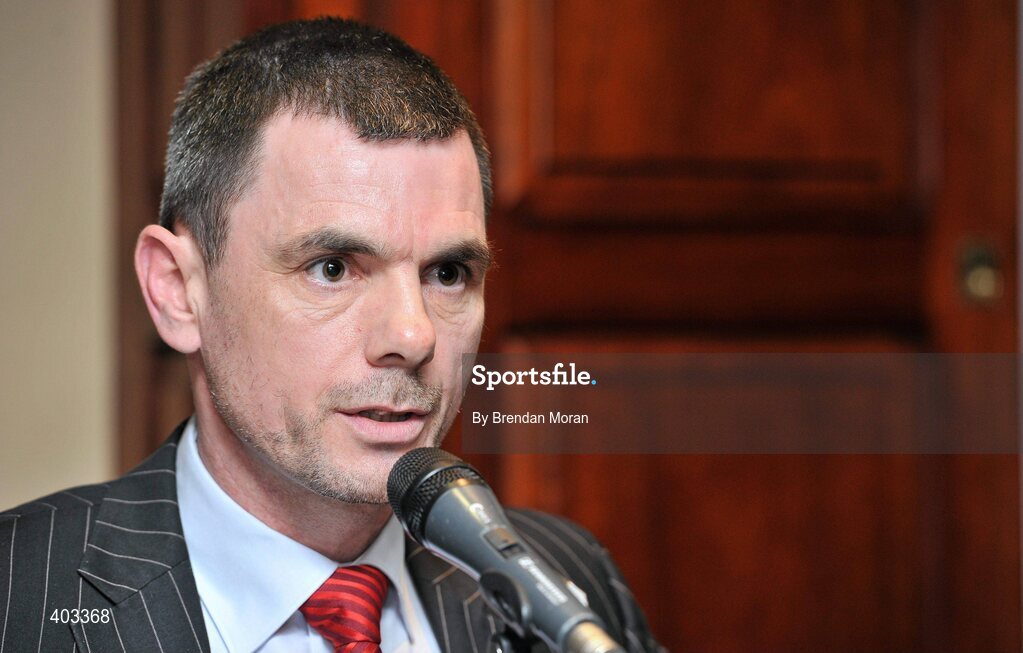 17 February 2010; At the announcement of the High Performance Grants 2010 by the Irish Sports Council is Gary Keegan, Director of Performance Management at the Irish Institute of Sport. The Irish Sports Council’s €8.35 million investment package in High Performance Sport for 2010 was formally announced at an press conference attended by many of the country’s high performance athletes. As part of the investment package, 16 sports bodies will receive €5.7 million for their High Performance Plans and 273 athletes and four teams will receive €2.65 million under the International Carding Scheme. O'Callaghan Davenport Hotel, Dublin. Picture credit: Brendan Moran / SPORTSFILE