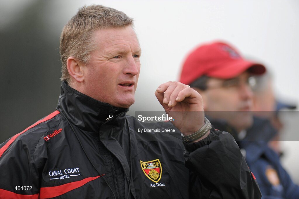 21 February 2010; Down manager Gerard Monan. Allianz GAA Hurling National League, Division 2 Round 1, Clare v Down. Cusack Park, Ennis, Co. Clare. Picture credit: Diarmuid Greene / SPORTSFILE