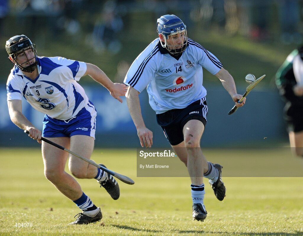 21 February 2010; Kevin Flynn, Dublin, in action against Liam Lawlor, Waterford. Allianz GAA Hurling National League Division 1 Round 1, Waterford v Dublin. Walsh Park, Waterford. Picture credit: Matt Browne / SPORTSFILE