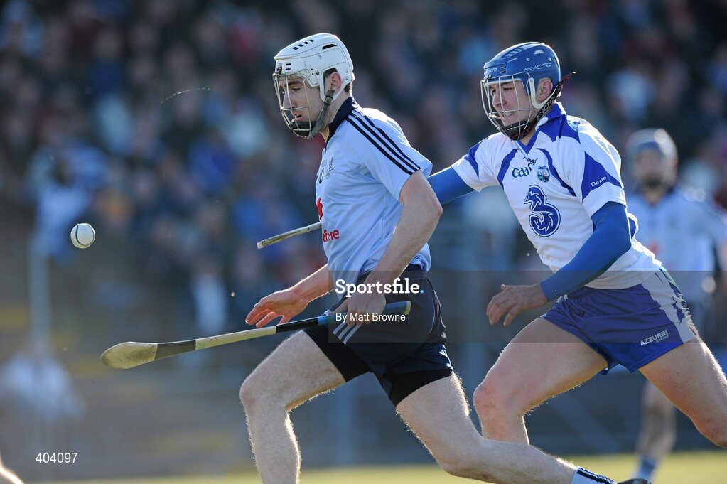21 February 2010; Peter Kelly, Dublin, in action against Declan Prendergast, Waterford. Allianz GAA Hurling National League Division 1 Round 1, Waterford v Dublin. Walsh Park, Waterford. Picture credit: Matt Browne / SPORTSFILE