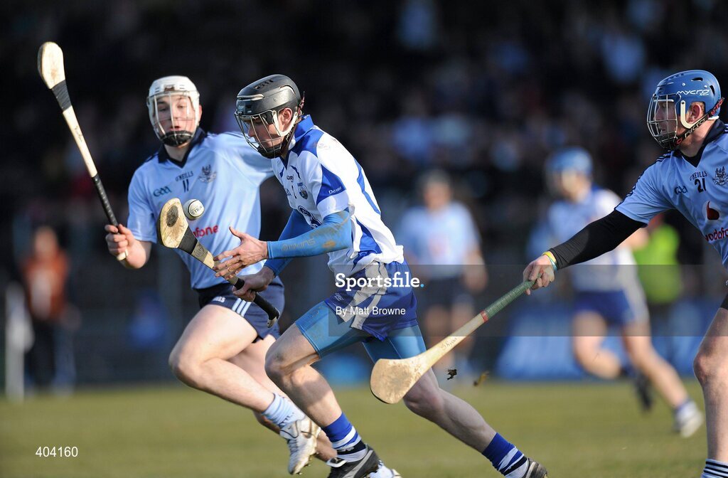 21 February 2010; Jerome Maher, Waterford, in action against Peter Kelly and Shane Ryan, Dublin. Allianz GAA Hurling National League Division 1 Round 1, Waterford v Dublin. Walsh Park, Waterford. Picture credit: Matt Browne / SPORTSFILE