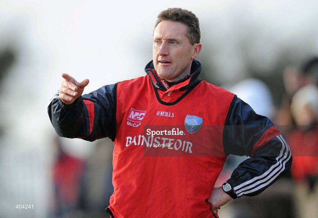 21 February 2010; Louth manager Peter Fitzpatrick during the game. O'Byrne Cup Final, Louth v Dublin City University. Dowdallshill, Dundalk, Co. Louth. Photo by Sportsfile