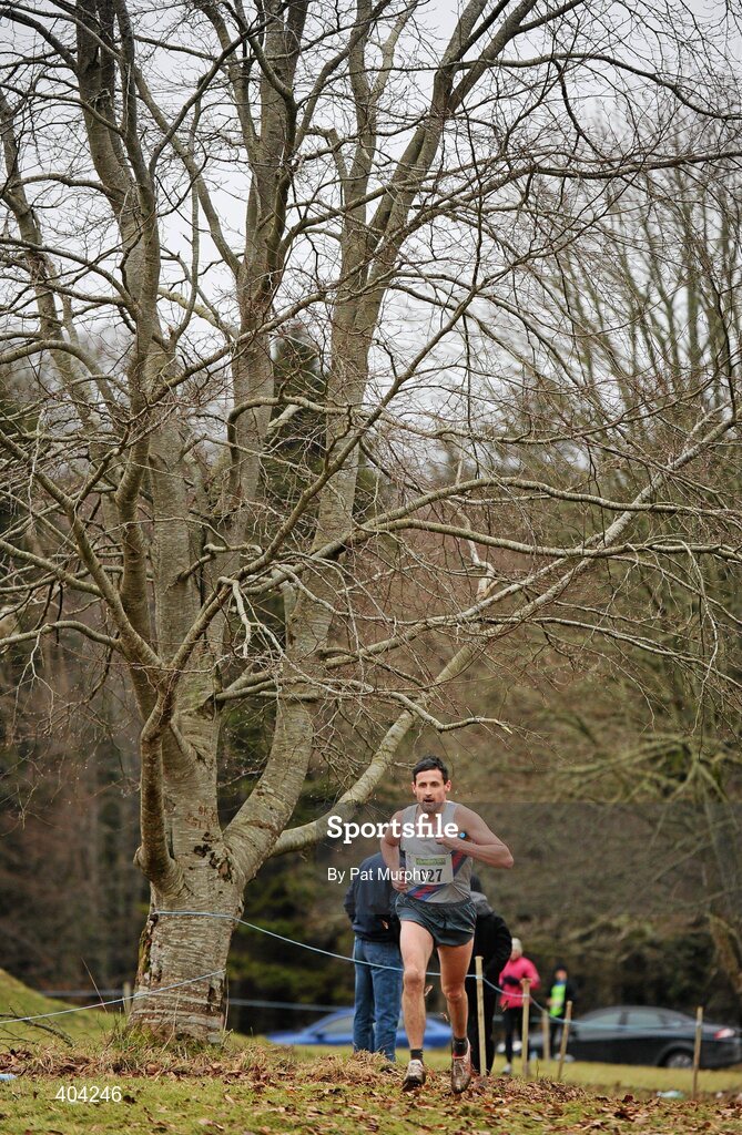 21 February 2010; Peter Matthews, Dundrum South Dublin AC, on his way to winning the Woodie’s DIY Masters Cross Country. Senior Athletes, Woodie’s DIY Masters Cross Country. Lough Key Forest Park, Boyle, Co. Roscommon. Picture credit: Pat Murphy / SPORTSFILE