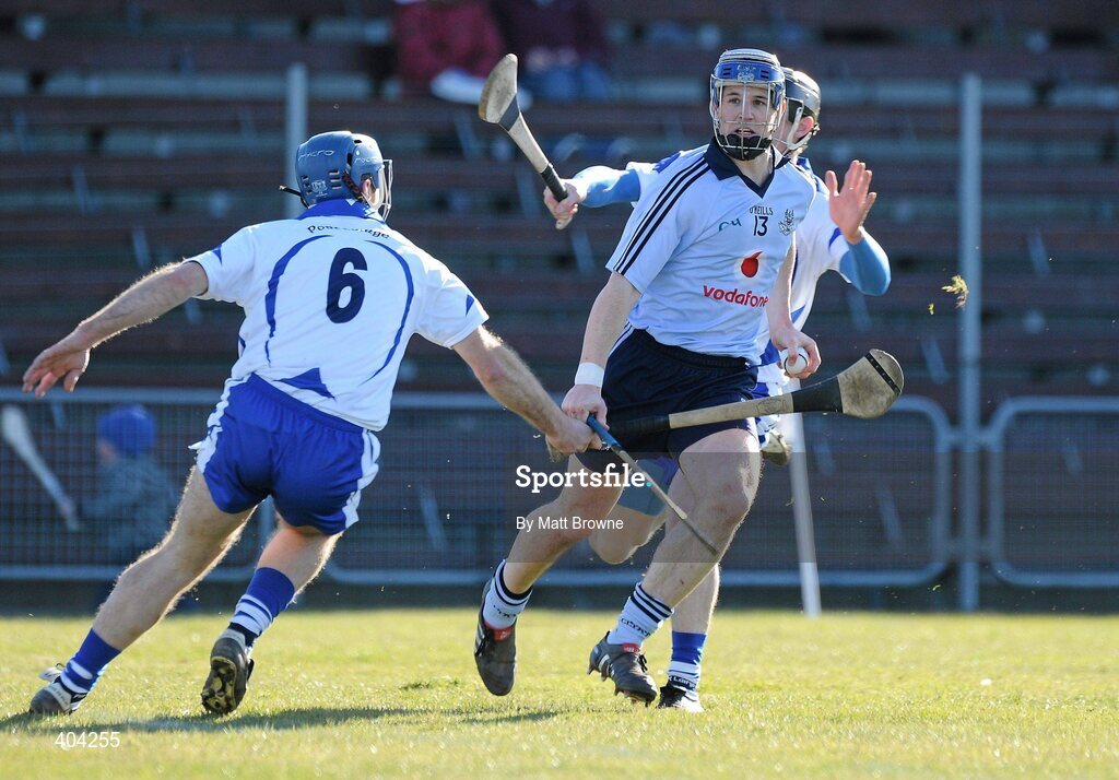 21 February 2010; David Treacy, Dublin, in action against Michael Walsh and Jerome Maher, Waterford. Allianz GAA Hurling National League Division 1 Round 1, Waterford v Dublin. Walsh Park, Waterford. Picture credit: Matt Browne / SPORTSFILE